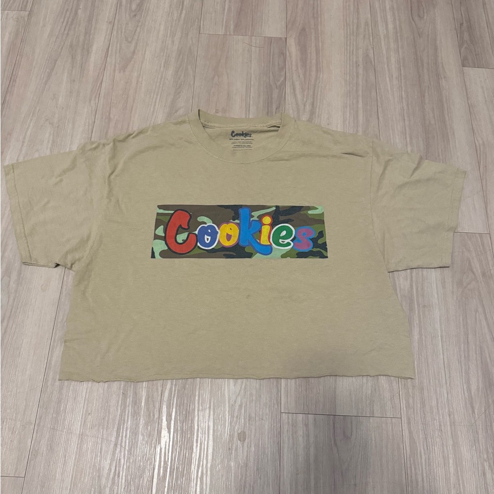 Cookies Beige Graphic T-Shirt